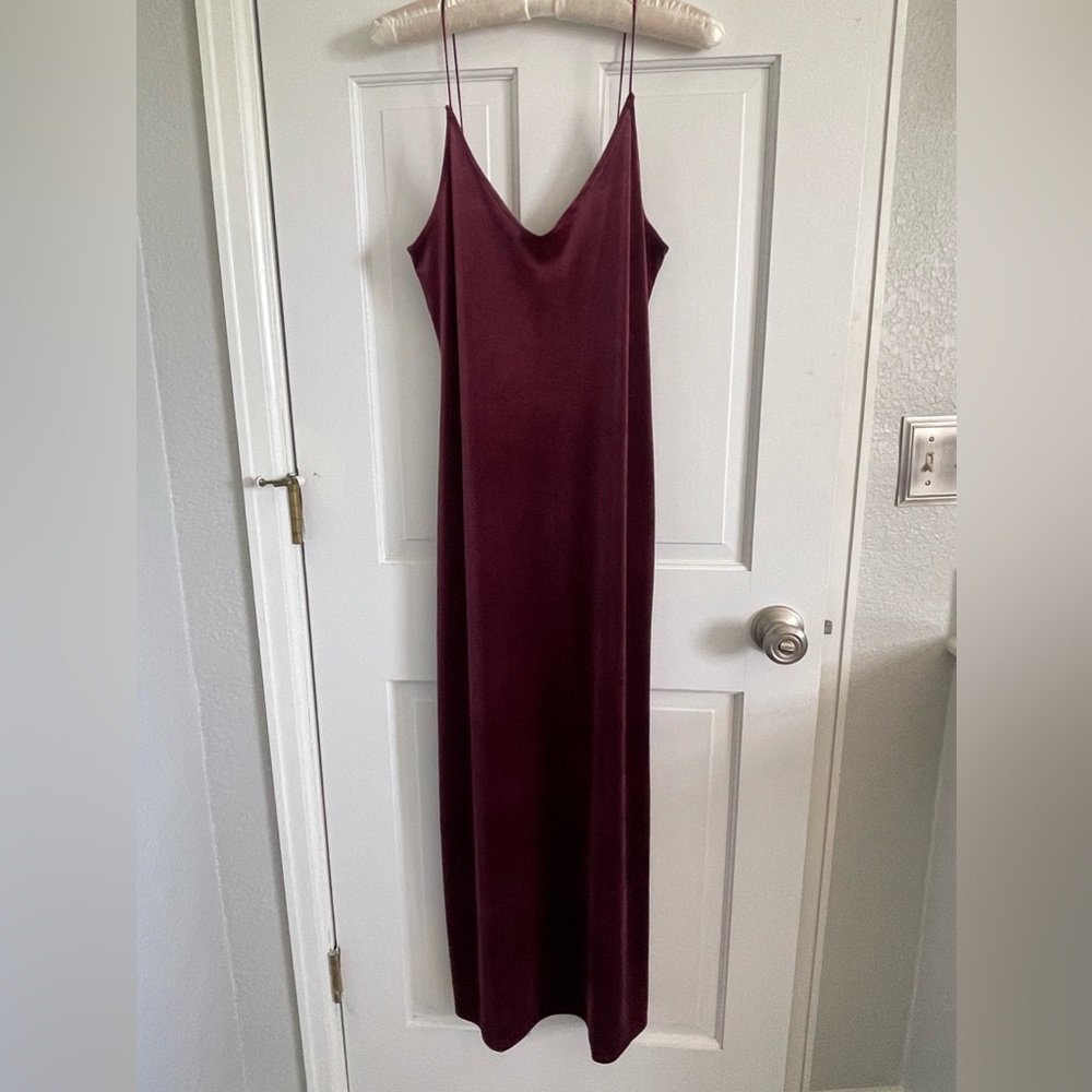Free People Velvet Maxi Dress, S